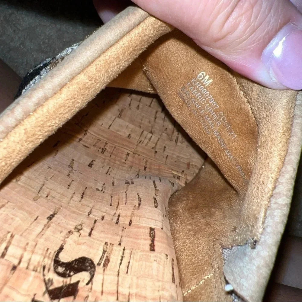 Korks Lori Clog Platform Western Boho Tan Aztec S… - image 6